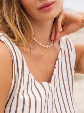 SALTY CALI Horn Pendent Necklace